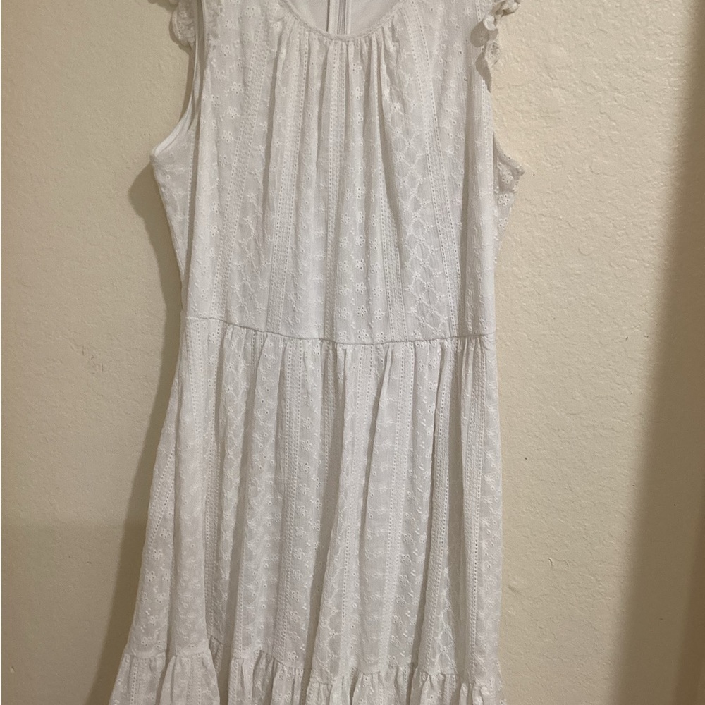 White Lace Kids Dress